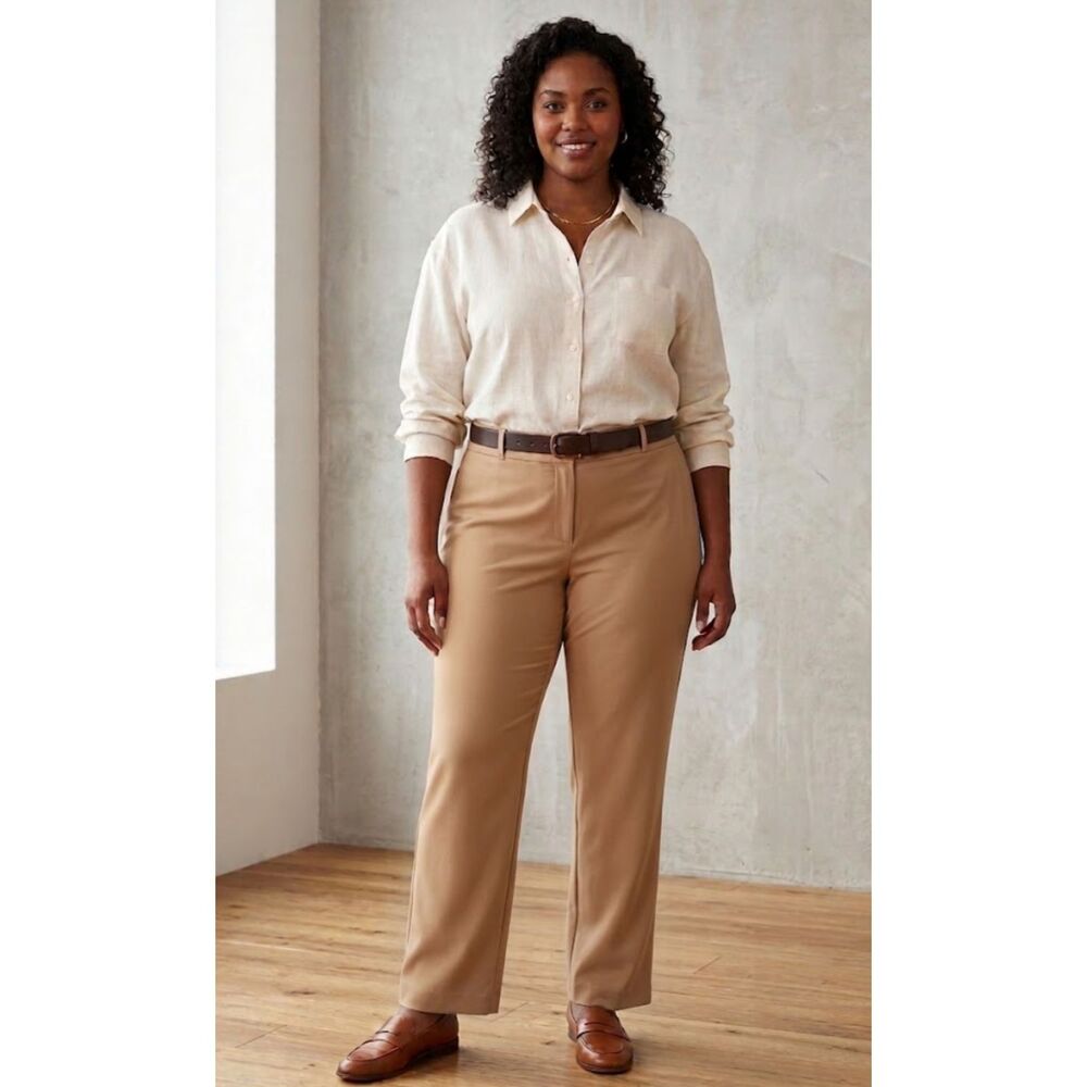 NEW The Limited Signature Straight Modern Stretch Pant Women's Plus Size 18W